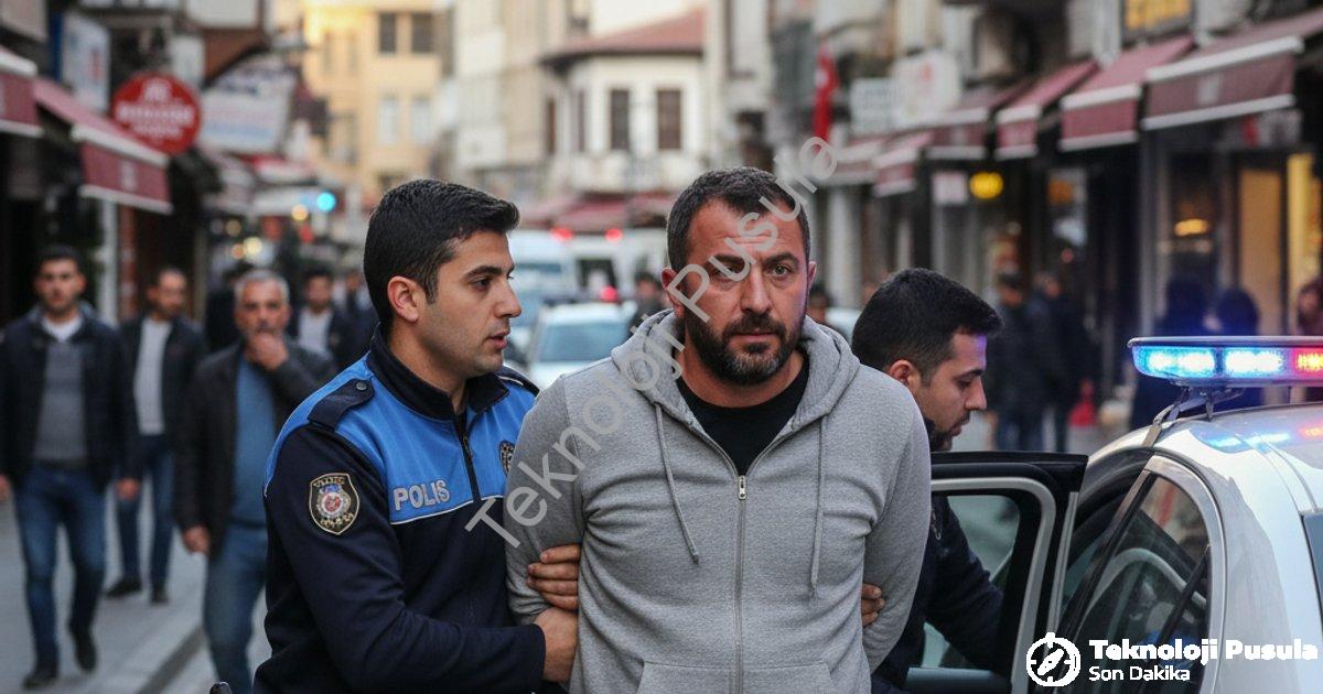 "Afyonkarahisar’da 11 yıl cezalı firari kent merkezinde yakalandı" başlıklı haber için fotorealistik