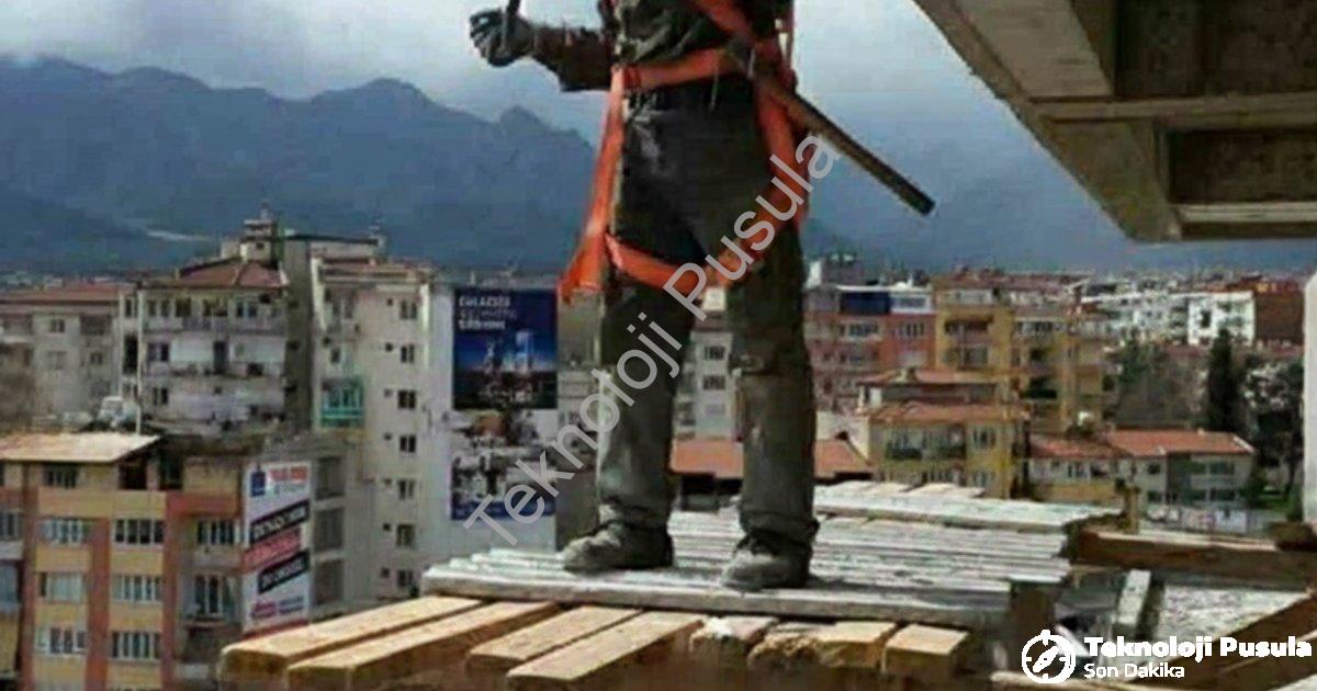 "Denizli’de inşaatta 4. kattan düşen işçi yaşamını yitirdi" başlıklı haber için fotorealistik, profe