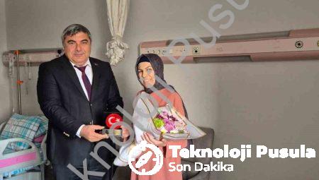 Öğretmenler Günü’nü Hastanede Geçiren Emine Öğretmene Anlamlı Ziyaret