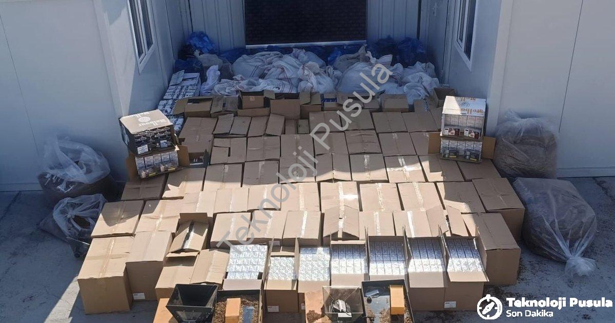 "Aydın ve İzmir'de Dev Kaçakçılık Operasyonu: Tonlarca Tütün Yakalandı" başlıklı haber için fotoreal
