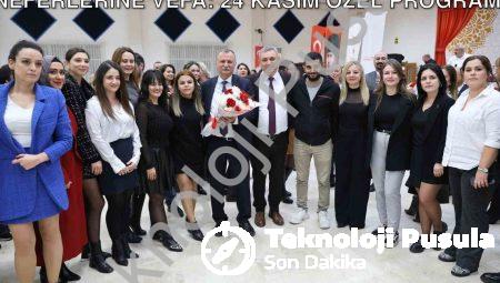 Yunusemre Belediyesi’nden Eğitim Neferlerine Vefa: 24 Kasım Özel Programı