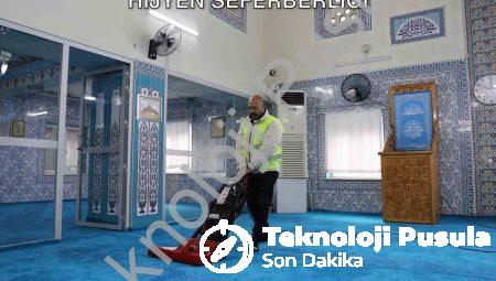 Yunusemre Belediyesi’nden İbadethanelerde Hijyen Seferberliği