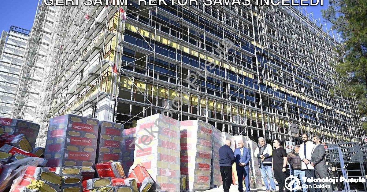 "Uşak Üniversitesi Yeni Diş Hastanesi İçin Geri Sayım: Rektör Savaş İnceledi" başlıklı haber için fo