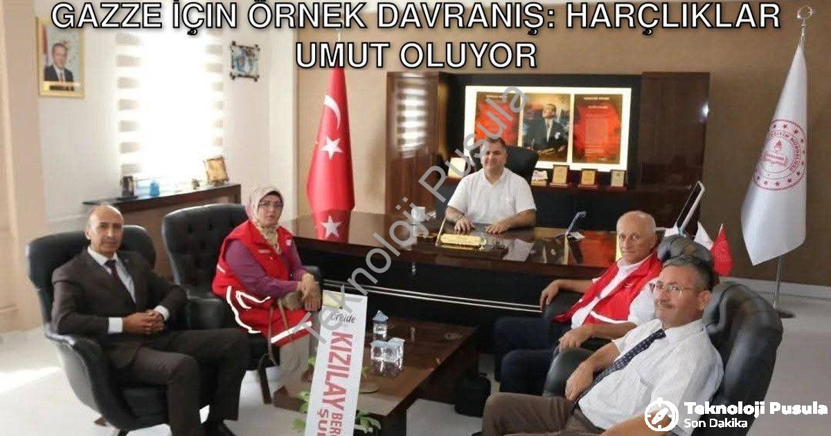 "Bergama, Dikili ve Kınık Öğrencilerinden Gazze İçin Örnek Davranış: Harçlıklar Umut Oluyor" başlıkl