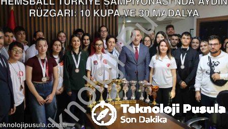 Hemsball Türkiye Şampiyonası’nda Aydın Rüzgarı: 10 Kupa ve 30 Madalya