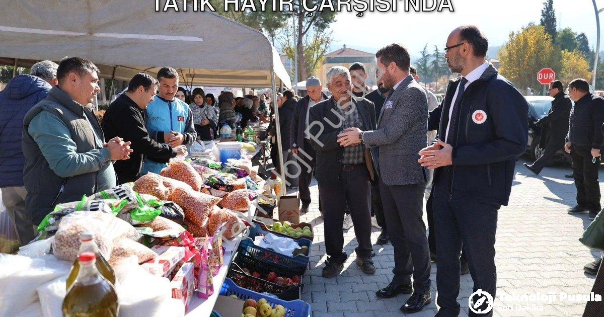"Tavas'ta Gazze İçin Gönül Köprüsü: Başkan Tatık Hayır Çarşısı'nda" başlıklı haber için fotorealisti