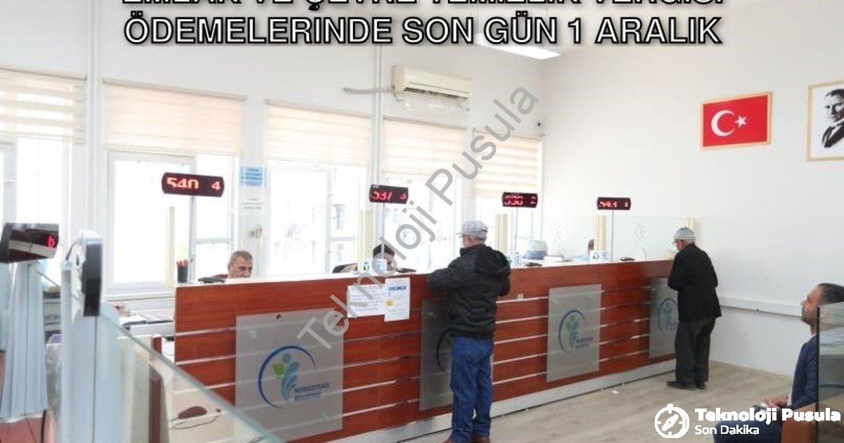 "Emlak ve Çevre Temizlik Vergisi Ödemelerinde Son Gün 1 Aralık" başlıklı haber için fotorealistik, p