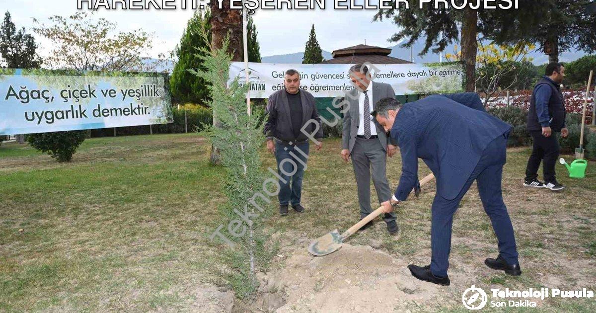 "Denizli Milli Eğitim'den Örnek Çevre Hareketi: Yeşeren Eller Projesi" başlıklı haber için fotoreali