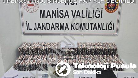 Manisa Turgutlu’da Dev Uyuşturucu Operasyonu: Binlerce Hap Ele Geçirildi