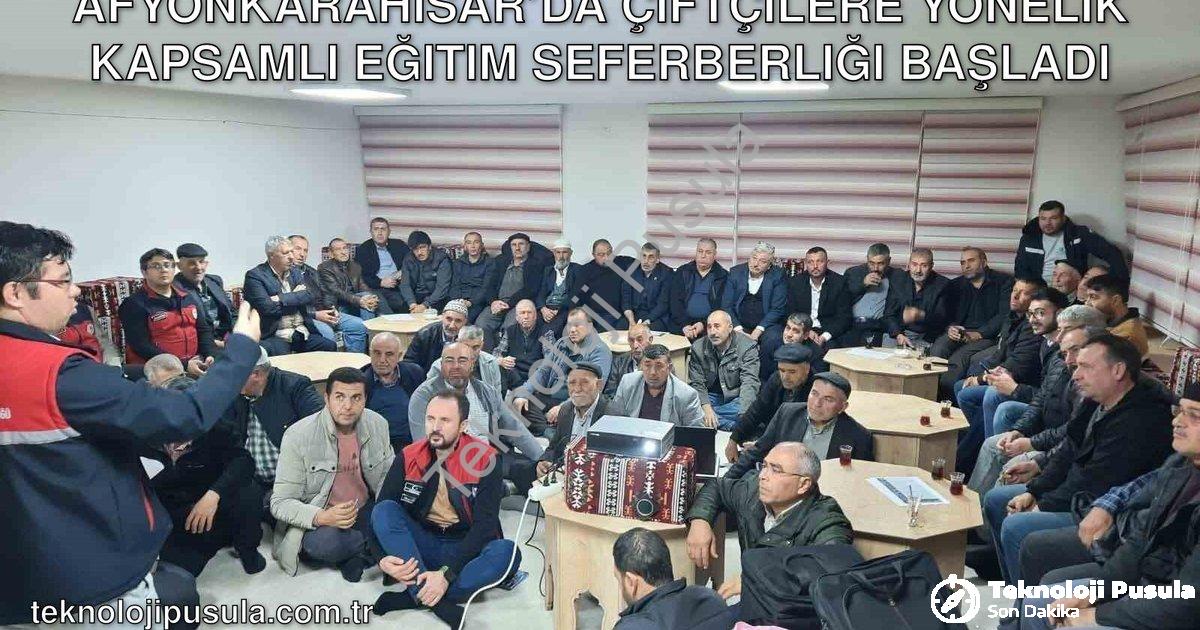 "Afyonkarahisar’da Çiftçilere Yönelik Kapsamlı Eğitim Seferberliği Başladı" başlıklı haber için foto
