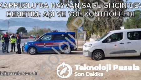 Karpuzlu’da Hayvan Sağlığı İçin Dev Denetim: Aşı ve Yol Kontrolleri