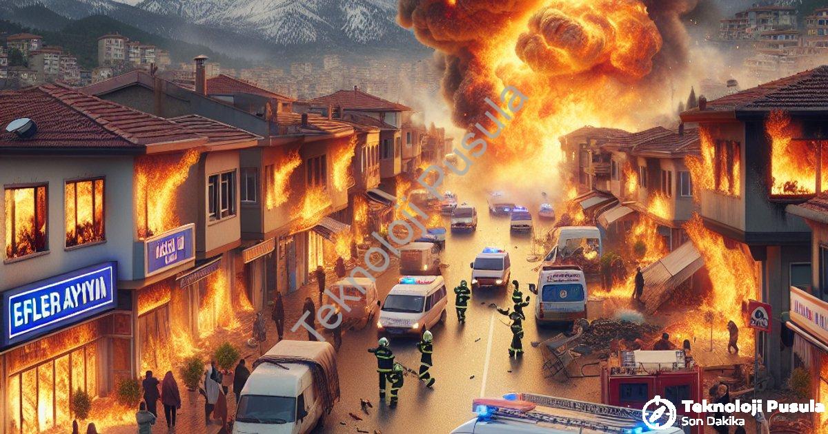 "Aydın Efeler'de Korkutan Yangın: Vatandaşların Dikkati Facianı Önledi" başlıklı haber için fotoreal