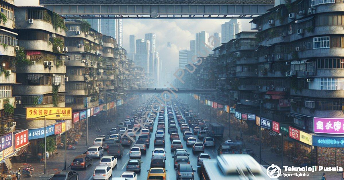 "Kütahya'da Araç Sayısı Nüfusu Solladı: Artış Hız Kesmiyor" başlıklı haber için fotorealistik, profe