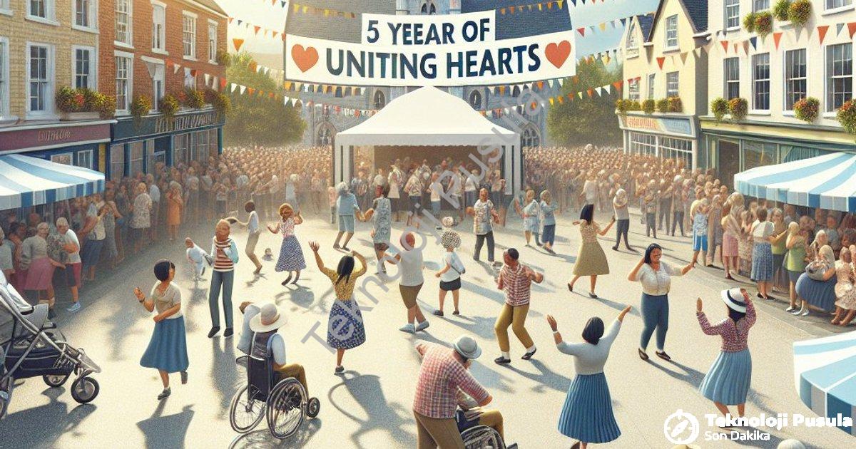 "Merkezefendi'de Engelsiz Fest Rüzgarı: 5. Kez Gönüller Birleşti" başlıklı haber için fotorealistik,