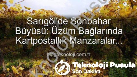 Sarıgöl Bağlarında Kartpostallık Güzellik Eşliğinde Budama: Doğanın Renk Cümbüşü İşçilere Huzur Katıyor