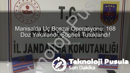 Manisa’da Uç Bonzai Operasyonu: 168 Doz Yakalandı, Şüpheli Tutuklandı!