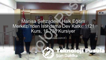 Manisa Şehzadeler Halk Eğitim Merkezi’nden İstihdama Dev Katkı: 1121 Kurs, 16.738 Kursiyer