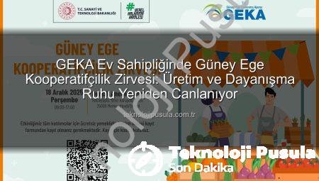 GEKA Ev Sahipliğinde Güney Ege Kooperatifçilik Zirvesi: Üretim ve Dayanışma Ruhu Yeniden Canlanıyor