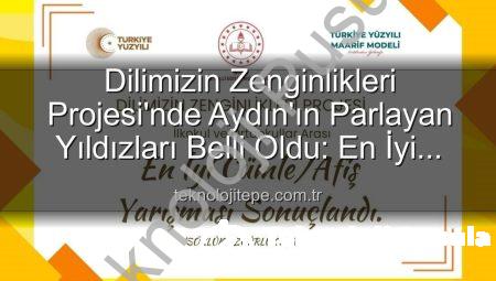 Dilimizin Zenginlikleri Projesi Aydın’da Ödül Töreniyle Taçlandı: En İyi Cümle ve Afişler Belirlendi