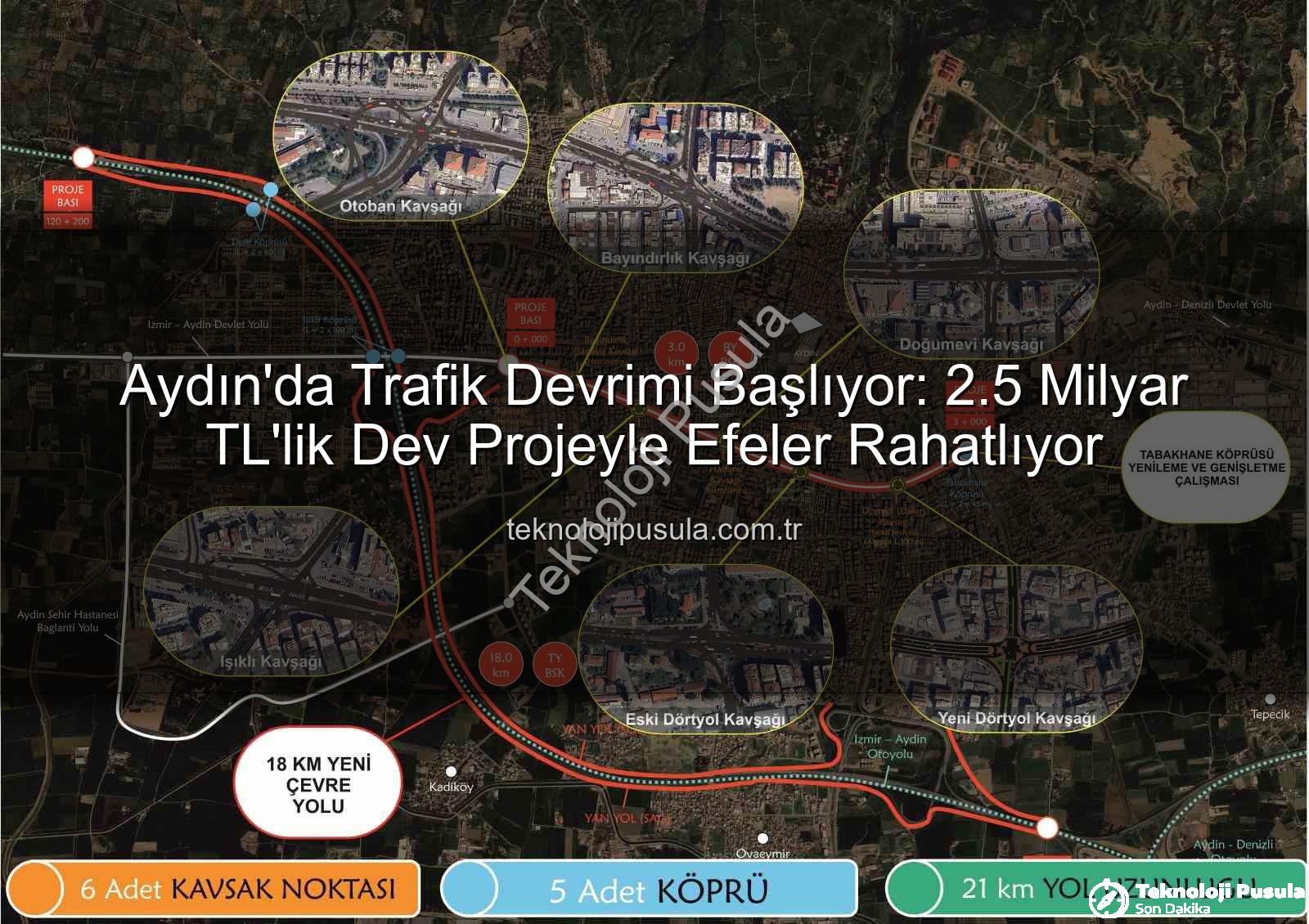 Aydın trafik sorununa çözüm - Aydın'da Trafik Devrimi Başlıyor: 2.5 Milyar TL'lik Dev Projeyle Efeler Rahatlıyor